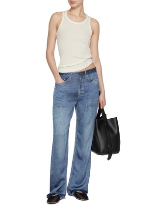 Figure View - Click To Enlarge - RAG & BONE - Miramar Logan Medium Wash Carpenter Jeans