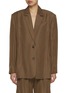 Main View - Click To Enlarge - GIA STUDIOS - Haruki Oversized Single Breasted Blazer