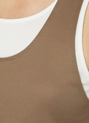  - GIA STUDIOS - Maru Layered Cotton Tank Top