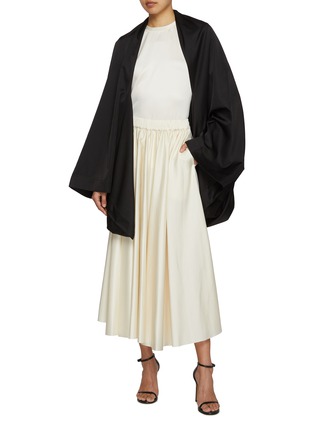 Figure View - Click To Enlarge - GIA STUDIOS - Haori Satin Cape