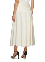GIA STUDIOS | Moon Wrap Front Silk Midi Skirt | Women | Lane