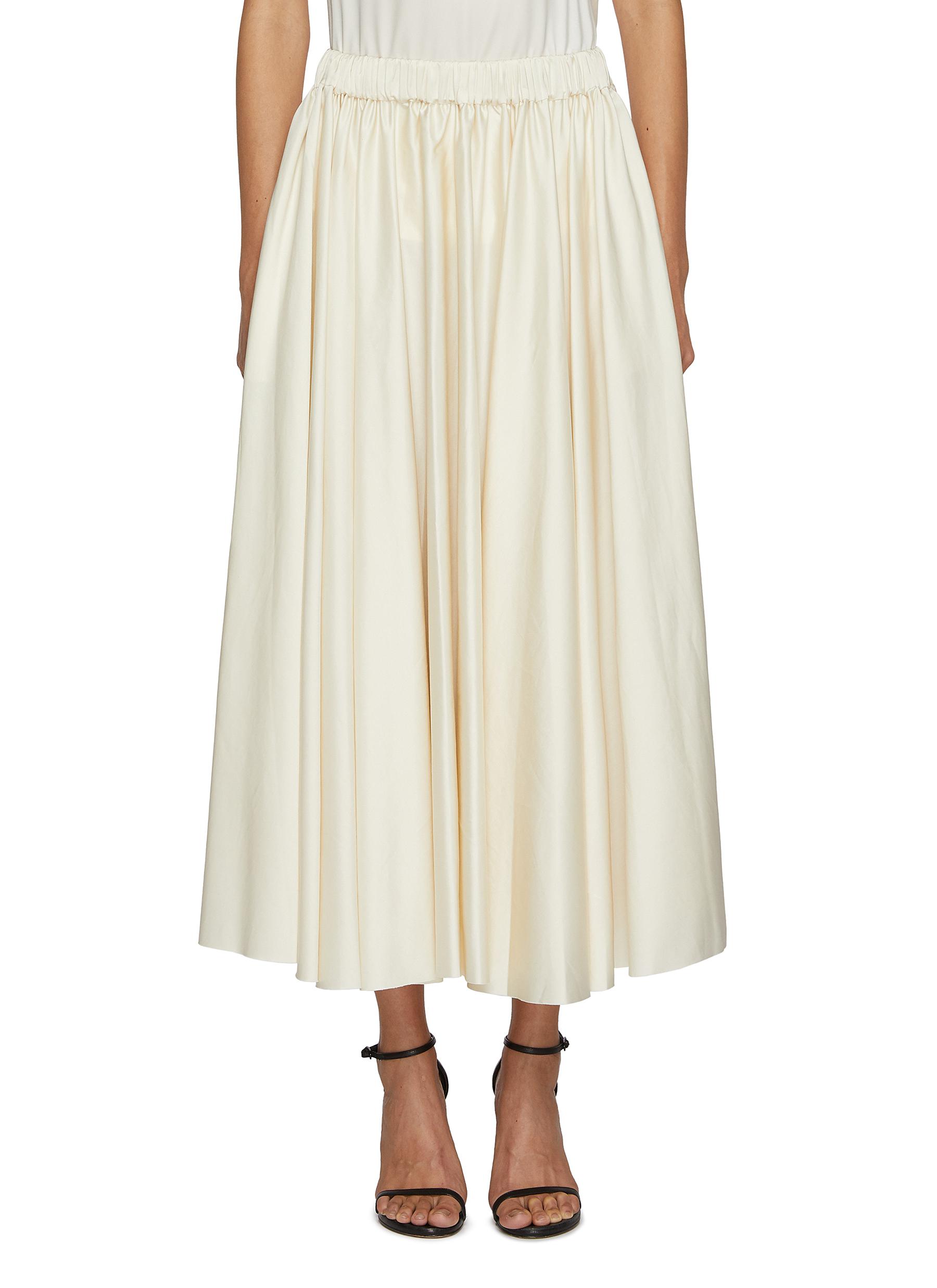 GIA STUDIOS | Gathered Satin Skirt | Women | Lane Crawford