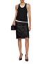 Figure View - Click To Enlarge - GIA STUDIOS - Ami Check Woven Skirt