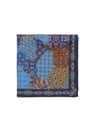 Main View - Click To Enlarge - ETON  - Patchwork Silk Pocket Square