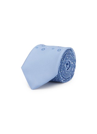 Main View - Click To Enlarge - ETON  - Floral Printed Pocket Square