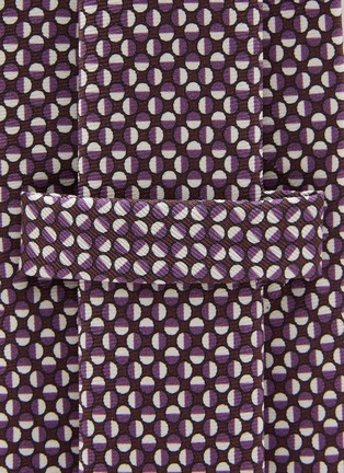 Detail View - Click To Enlarge - ETON  - Geometric Printed Silk Tie