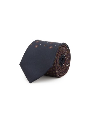 Main View - Click To Enlarge - ETON  - Floral Printed Pocket Square