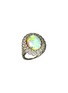 Main View - Click To Enlarge - MING SONG HAUTE JOAILLERIE - Lotus Opal Diamond 14K Gold Ring — HK 13