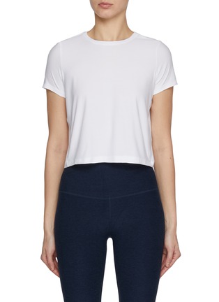 Main View - Click To Enlarge - BEYOND YOGA - Featherweight Supreme Cropped T-shirt