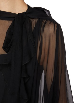 - SHARON WAUCHOB - Sevi Ruffle Silk Dress