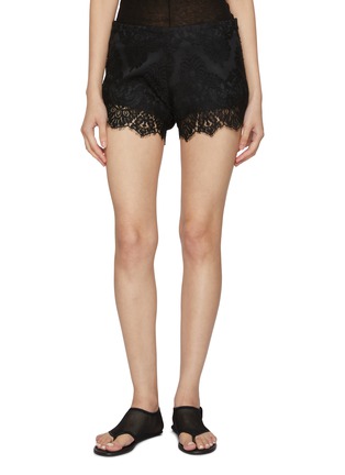 Main View - Click To Enlarge - SHARON WAUCHOB - The Zak Cotton Blend Shorts