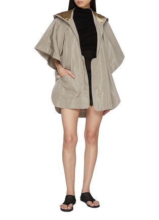 Figure View - Click To Enlarge - SHARON WAUCHOB - The Zak Cotton Blend Shorts