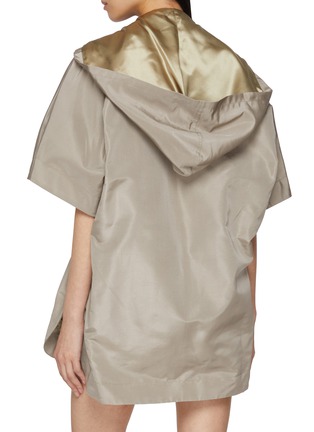 Back View - Click To Enlarge - SHARON WAUCHOB - Monique Cotton Silk Cape