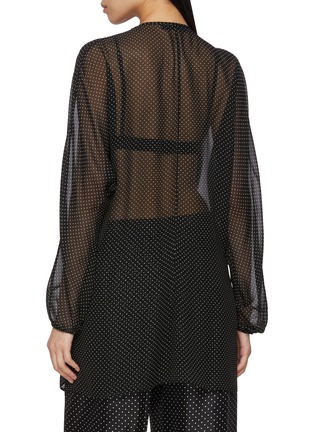Back View - Click To Enlarge - SHARON WAUCHOB - Lee Sheer Silk Shirt