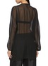 Back View - Click To Enlarge - SHARON WAUCHOB - Lee Sheer Silk Shirt
