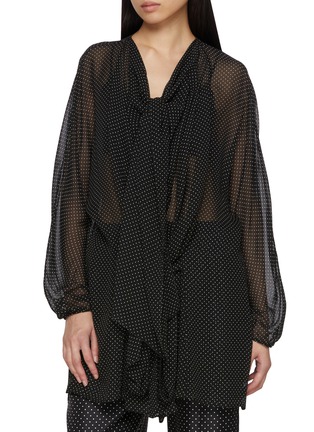 Main View - Click To Enlarge - SHARON WAUCHOB - Lee Sheer Silk Shirt