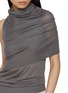  - SHARON WAUCHOB - Rachel Asymmetrical Draped Silk Knit Top
