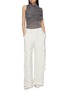 Figure View - Click To Enlarge - SHARON WAUCHOB - Rachel Asymmetrical Draped Silk Knit Top