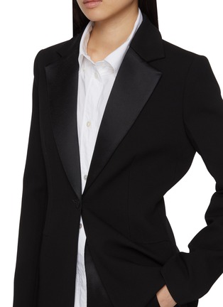 - SHARON WAUCHOB - Mat Tuxedo Wool Blazer