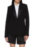 Main View - Click To Enlarge - SHARON WAUCHOB - Mat Tuxedo Wool Blazer