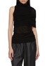Main View - Click To Enlarge - SHARON WAUCHOB - Rachel Asymmetrical Draped Silk Knit Top
