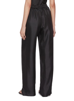 Back View - Click To Enlarge - SHARON WAUCHOB - Tuileries Polka Dot Silk Pants