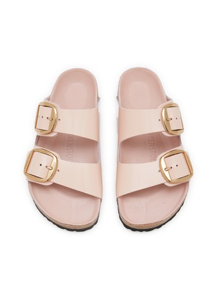 Figure View - Click To Enlarge - BIRKENSTOCK - Arizona Big Buckle High Shine Leather Sandals