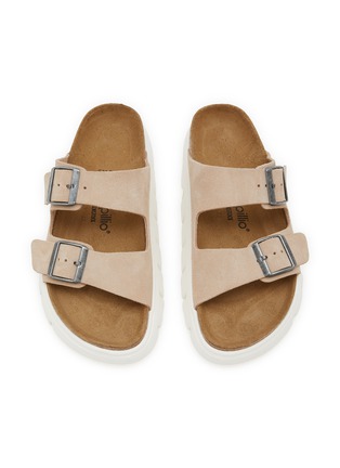 Detail View - Click To Enlarge - BIRKENSTOCK - Arizona Chunky Suede Flatform Sandals