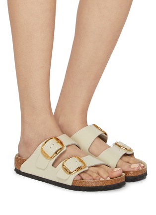 Figure View - Click To Enlarge - BIRKENSTOCK - Arizona Big Buckle Leather Sandals