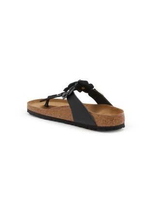  - BIRKENSTOCK - Gizeh Flower Appliqué Leather Sandals