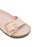 Detail View - Click To Enlarge - BIRKENSTOCK - Madrid Big Buckle High Shine Leather Sandals