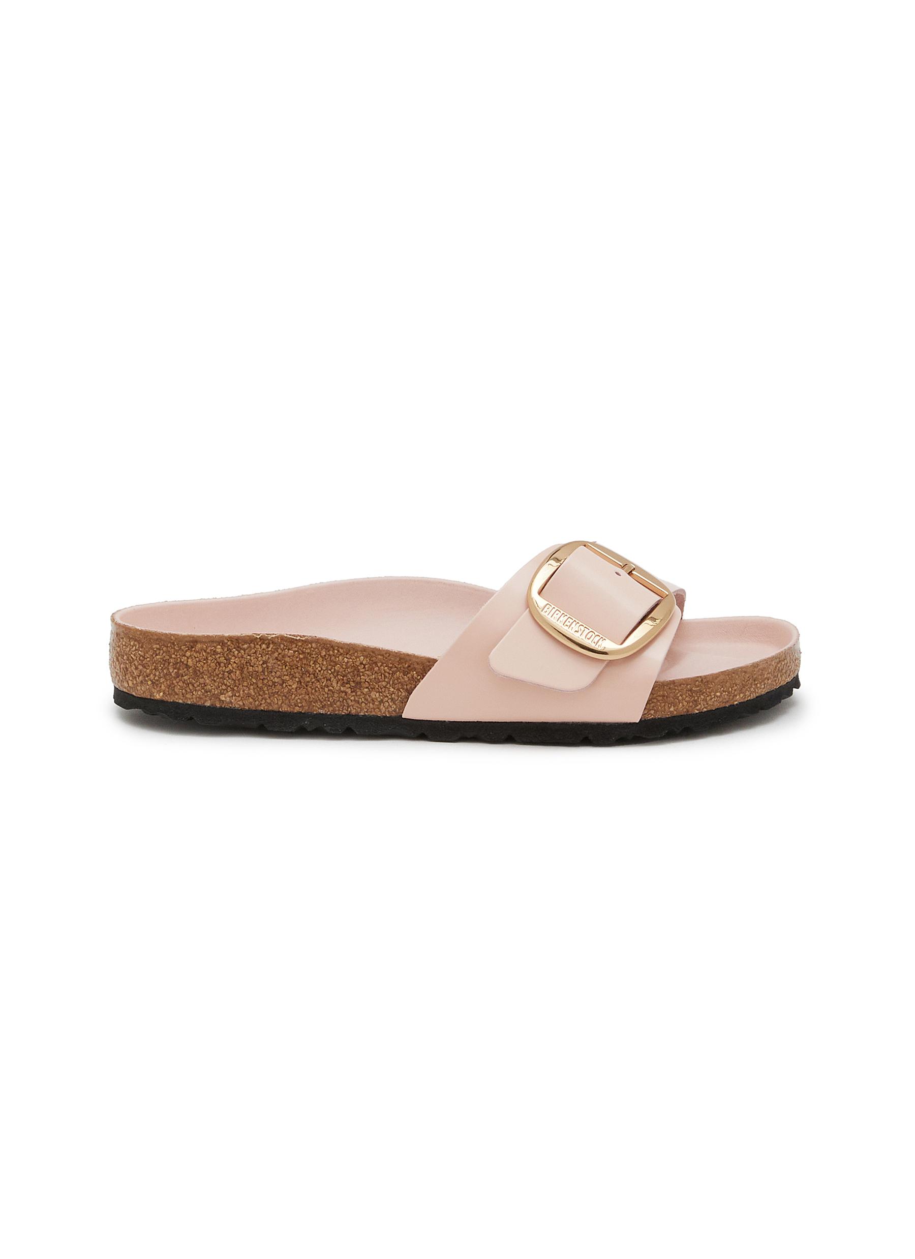 BIRKENSTOCK | Madrid Big Buckle High Shine Leather Sandals