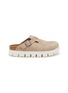 Main View - Click To Enlarge - BIRKENSTOCK - Boston Chunky Suede Flatform Mules