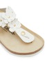 Detail View - Click To Enlarge - BIRKENSTOCK - Gizeh Flower Appliqué Leather Sandals