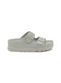 Main View - Click To Enlarge - BIRKENSTOCK - Arizona PAP Flex Leather Flatform Sandals