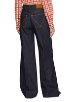 BOTTEGA VENETA | Intrecciato Patch Wide Leg Palazzo Jeans