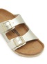 Detail View - Click To Enlarge - BIRKENSTOCK - Arizona Metallic Leather Kids' Sandals