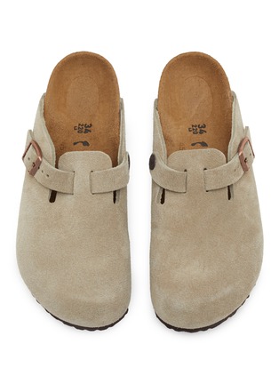 Figure View - Click To Enlarge - BIRKENSTOCK - Boston Suede Kids' Sandals