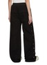 Back View - Click To Enlarge - RICK OWENS DRKSHDW - Pusher Snap Button Side Cotton Wide Leg Pants