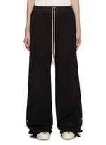 ★TRILLION★ Side tuck snap button wide cotton pants BLACK T Tripp NYC Lock Up Pants – VampireFreaks