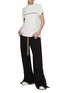 Figure View - Click To Enlarge - RICK OWENS DRKSHDW - Pusher Snap Button Side Cotton Wide Leg Pants