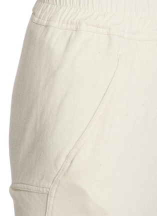  - RICK OWENS DRKSHDW - Pillar Drawstring Wrapped Back Cotton Skirt