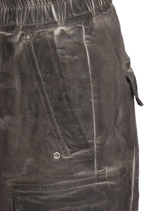  - RICK OWENS DRKSHDW - Belas Double Cargo Crispy Cotton Blend Wide Leg Pants