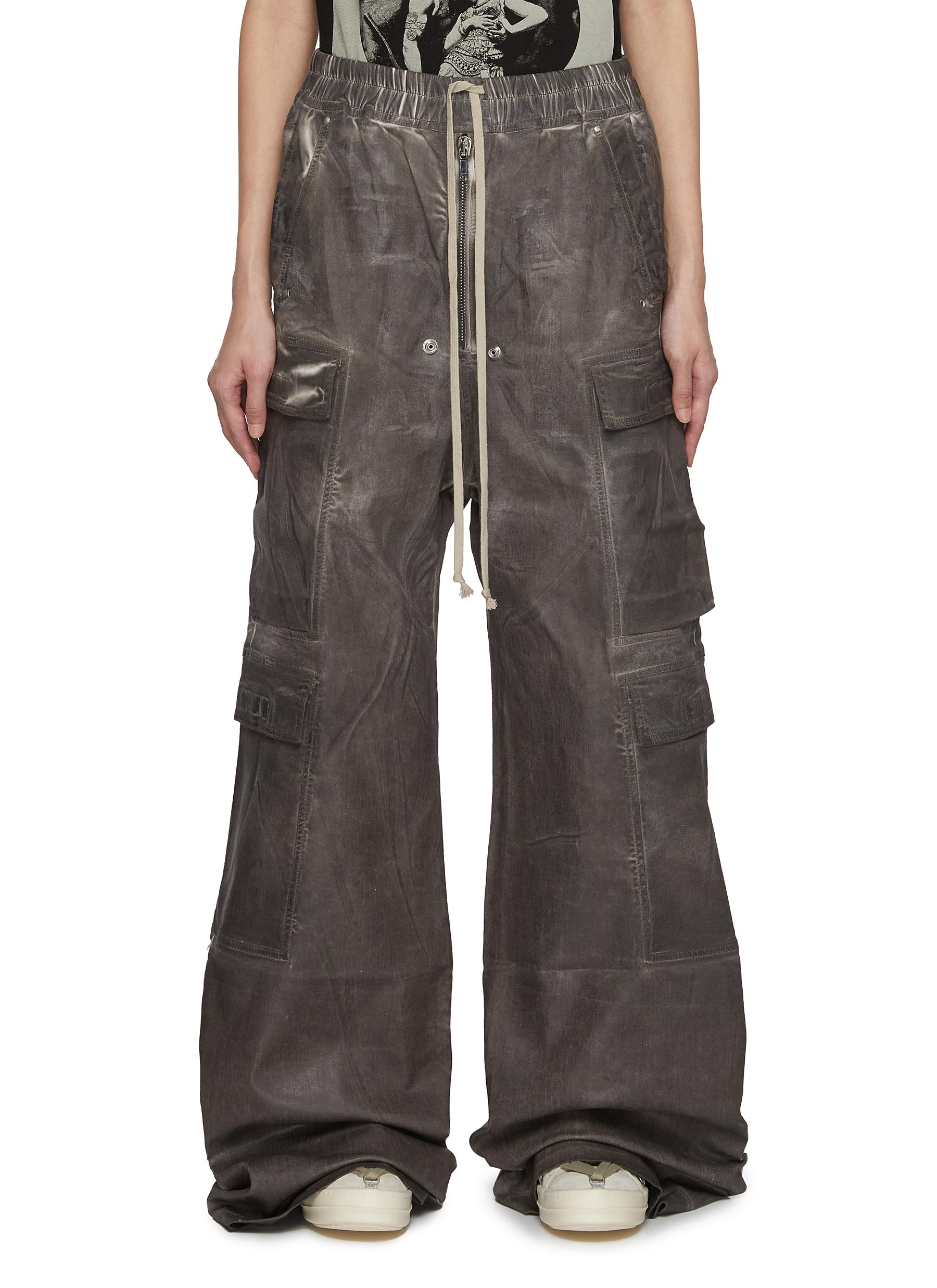 【関税＆送料込み】Rick Owens Tailored Wide Belas RICK Owens Waxed Double Cargo Jumbo Belas Pants – Acroera