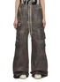 Main View - Click To Enlarge - RICK OWENS DRKSHDW - Belas Double Cargo Crispy Cotton Blend Wide Leg Pants