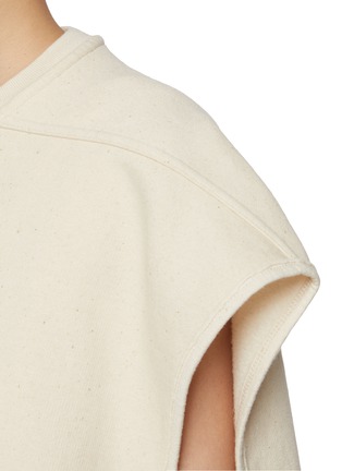  - RICK OWENS DRKSHDW - Tatlin Sweat Cap Sleeve Cotton Top