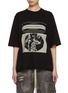 Main View - Click To Enlarge - RICK OWENS DRKSHDW - Walrus Graphic Slogan Print Cotton T-Shirt