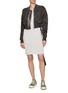 Figure View - Click To Enlarge - RICK OWENS DRKSHDW - Thin Jersey Racerback Cotton Tank Dress