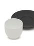  - SHANG XIA - Mini Porcelain Cup and Inkstone Saucer Set