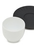  - SHANG XIA - Porcelain Cup and Inkstone Saucer — Set of 2